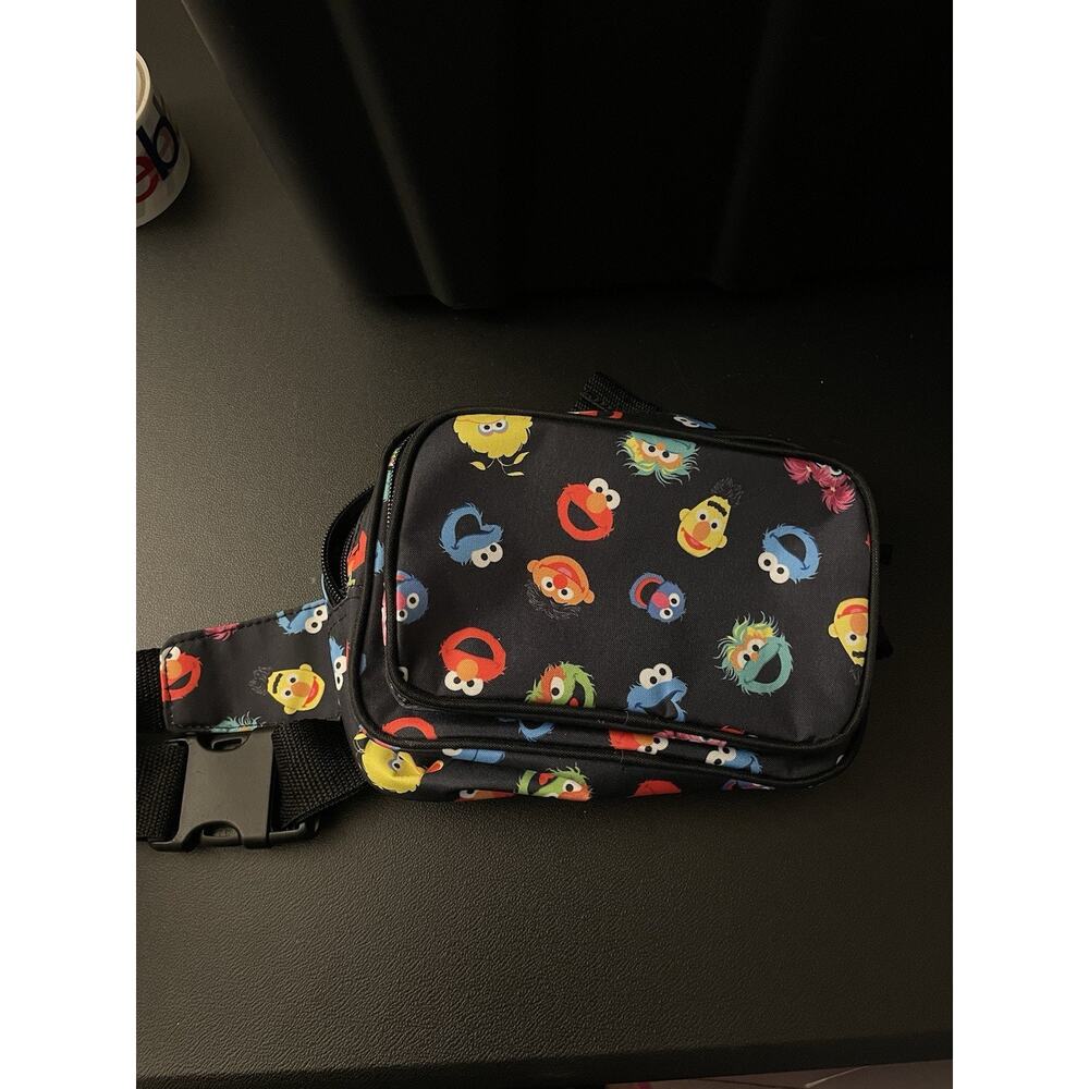 Sesame Street Place Fanny Pack 2 Pocket Belt Bag Pouch Busch Gardens Sea World